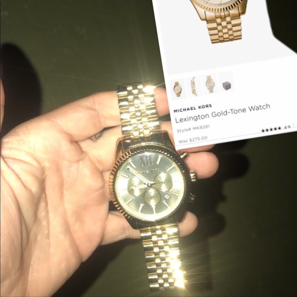 Michael Kors Gold Watch - Picture 1 of 1